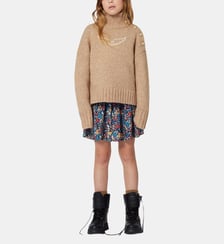 Pull en tricot à col montant Zadig&Voltaire Kids