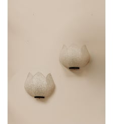 Paire d'appliques en acrylique Suzette N°226- Produit chiné Debongout