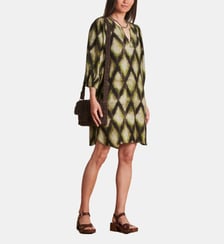 Robe courte ample à imprimé La Fée Maraboutée