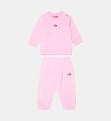 Survêtement avec logo Diesel Kids
