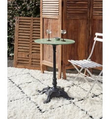 Petite table bistro vintage Denise N°1201- Produit chiné Debongout