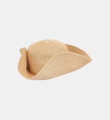 tricorne en paille Agnès b.