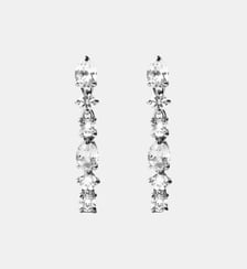 925 boucles d’oreilles en argent avec topaze blanche Aristocrazy