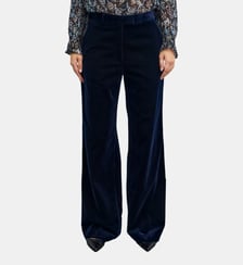 Pantalon large de tailleur en velours - MYA Gerard Darel