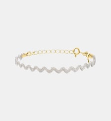Bracelet doré mini wave - lace Caroline Najman