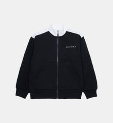 Sweat à fermeture zippée complète avec logo Marni