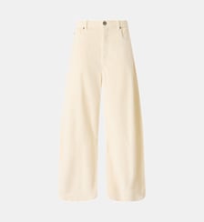 Pantalon barrel en velours côtelé Pinko