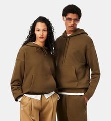 Sweatshirt à capuche molleton épais Lacoste