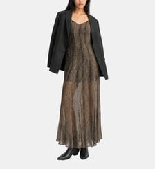 Robe longue imprimé léopard The Kooples