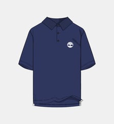 Polo uni avec logo poitrine Timberland