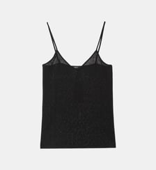 débardeur Clea en dentelle noir Agnès b.