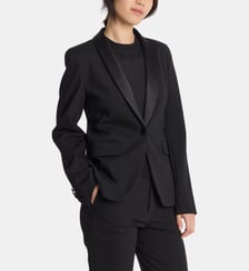 veste Smoking en viscose noir Agnès b.