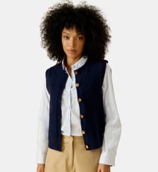 Gilet col rond uni MORINI La Petite Etoile
