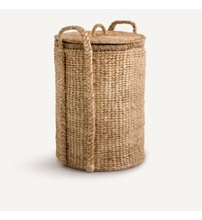 Panier rond à couvercle jacinthe d'eau H60 cm AM.PM