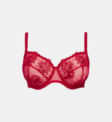 Soutien-gorge avec armature emboitant - Rouge Opéra Simone Pérèle