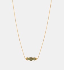 Collier pendentif   doré à l'or fin - Avola Satellite