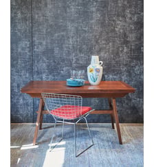 Table à manger en bois Romy N°1399- Produit chiné Debongout
