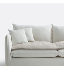 Matelas d'assise en lin La Redoute Interieurs