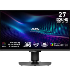 Ecran PC Gamer MAG 274UPDF E16M 27" 4K 320Hz Fast IPS MiniLED HDR 1000 HDMI 2.1 USB-C 15W MSI