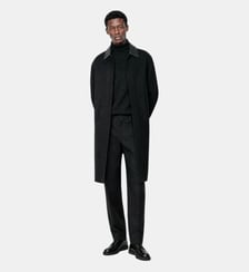 Manteau col cuir The Kooples