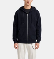 Cardigan à capuche en laine mérinos The Kooples