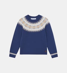 Pull -  laine maille jacquard Tartine Et Chocolat