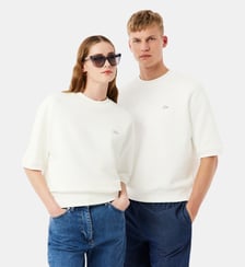 Sweatshirt relaxed fit manches courtes Lacoste