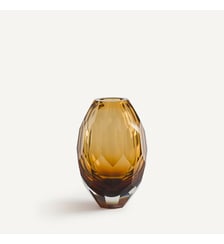Vase en verre épais ambre AM.PM