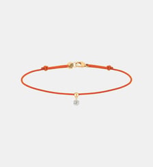 Bracelet Cordon BB - Diamant solitaire 0,07ct - Or jaune 750‰ La Brune & La Blonde