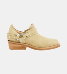 Bottines biker en cuir Rabanne