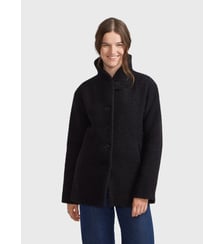 veste longue en laine Agnès b.