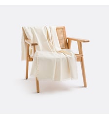 Plaid coton frangé La Redoute Interieurs