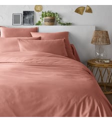 Housse de couette unie percale coton bio Scenario La Redoute Interieurs