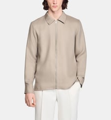 Chemise fluide zippée Sandro