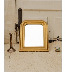 Miroir Louis-Philippe en bois doré Georges N°1499 - Produit chiné Debongout