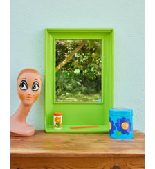 Miroir en plastique Formag Igor N°1035- Produit chiné Debongout