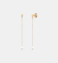 Boucles d'oreilles perle de culture blanche - queen sea Caroline Najman