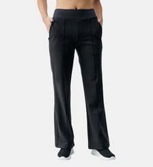 Pantalon de sport femme Leya Jambe large avec poches séchage rapide Born Living Yoga