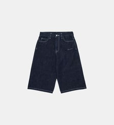 Short en denim bleu foncé Marni