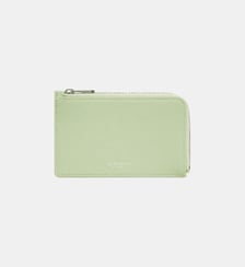 Porte cartes zippé Emilie en cuir grainé Le Tanneur