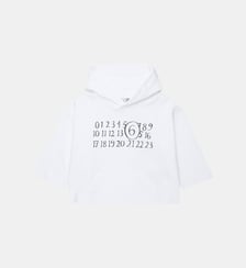 Sweat à capuche avec logo MM6 Maison Margiela