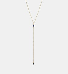 Collier cravate longue venus lapis lazuli Caroline Najman