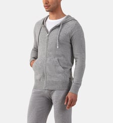 Hoodie zippé en cachemire Ron Dorff