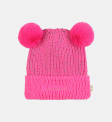 Bonnet à double pompons Billieblush