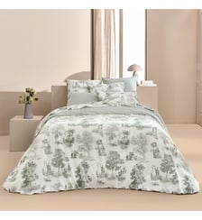 Housse de couette percale de coton Garnier Thiebaut