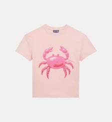 T-shirt en coton organique imprimé crabe Vilebrequin