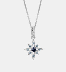 Collier étoile avec pierres bleues Thomas Sabo