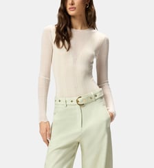 Pull body avec détails transparents Pinko