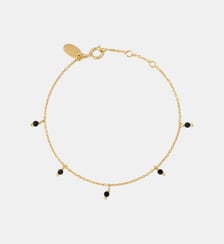 Bracelet doré agate verte - milady Caroline Najman