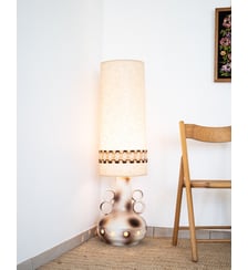 Lampadaire en céramique Julien N°171- Produit chiné Debongout